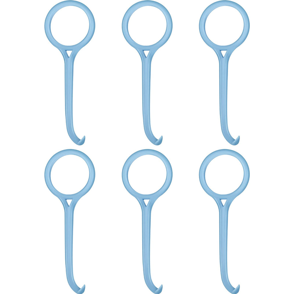 [Australia] - Nuanchu 6 Pieces Aligner Removal Tool Retainer Remover Invisible Aligner Removal Tool Kit Chewy Seating Aligner Braces Tooth Hook for Oral Care (Blue) Blue 
