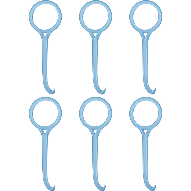 [Australia] - Nuanchu 6 Pieces Aligner Removal Tool Retainer Remover Invisible Aligner Removal Tool Kit Chewy Seating Aligner Braces Tooth Hook for Oral Care (Blue) Blue 