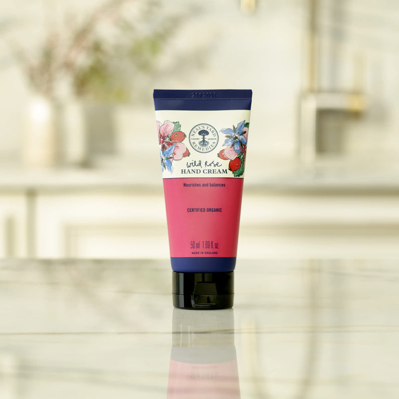 [Australia] - Neal's Yard Remedies Wild Rose Hand Cream | Rich, Luxurious & Beautifully Scented | 50ml 