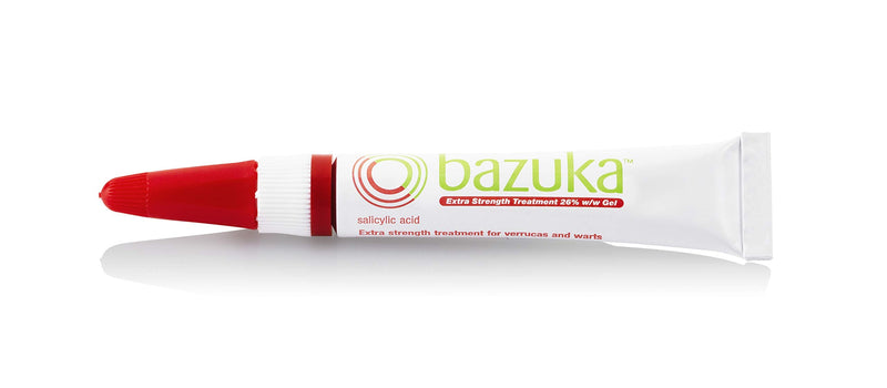 [Australia] - Bazuka Extra Strength Treatment Gel For Effective, Pain-Free Treatment and Removal of Verrucas and Warts. With Emery Board, 6g 