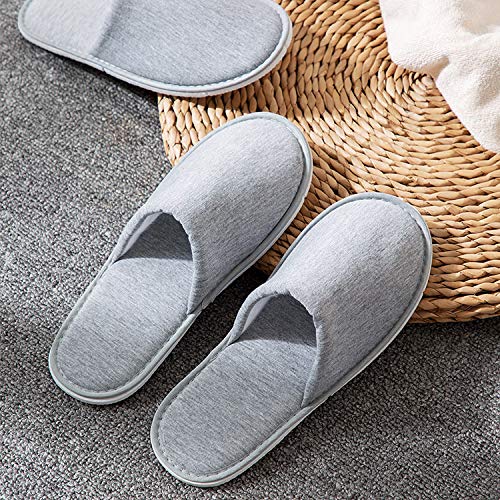 [Australia] - Rocutus 2 Pair Disposable Slippers,Disposable Slippers Bulk Guest Slippers,Travel Portable Polyester-cotton Slippers Home Interior Slippers Hotel Special Anti-skid Shoes Cotton Trailer 