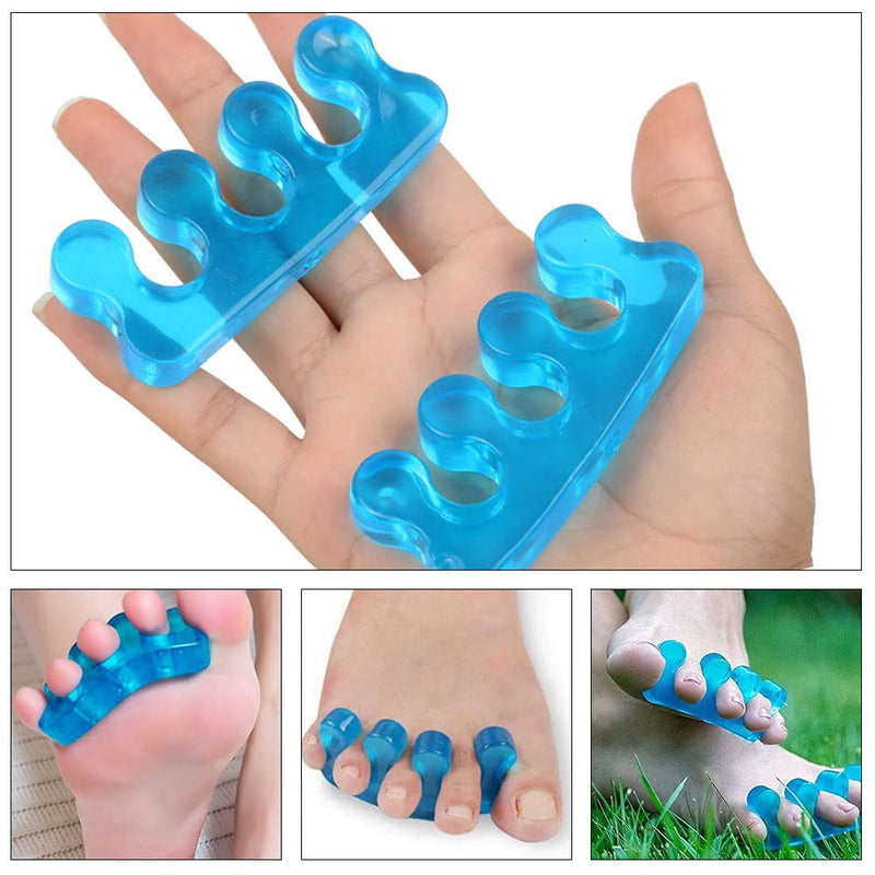 [Australia] - 3 Pairs Toe Separators Toe Stretcher Toe Spacers Toe Stretchers Separators for Overlapping Toes Bunions Hammer Toe Foot Pain Relief 