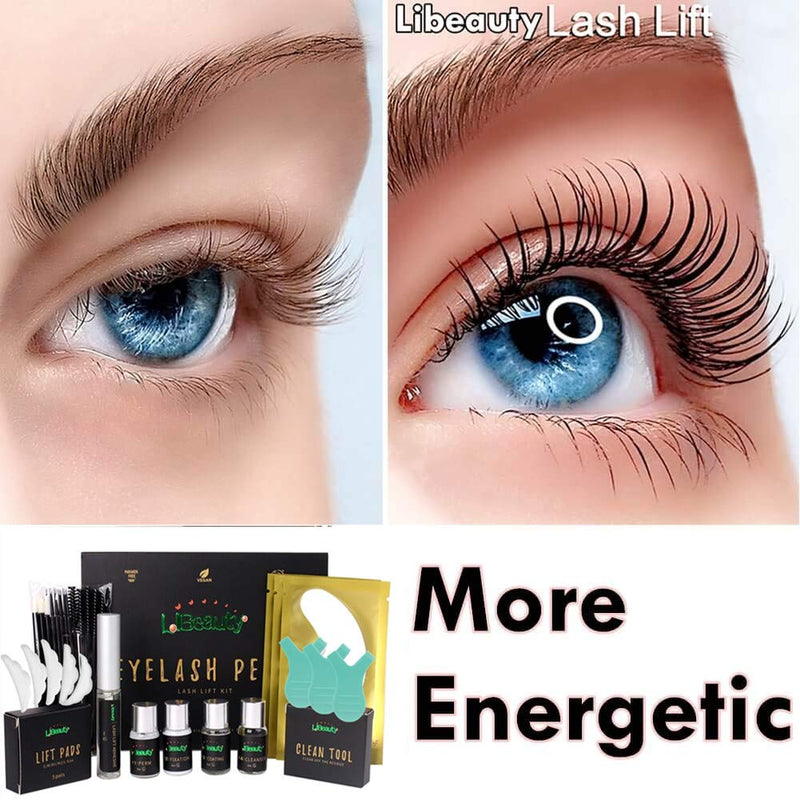 [Australia] - Libeauty Lash Lift and Tint Kit, Brow Lamination and Tint Kit, Black Eyelash Dye and Lift 2 in 1, Voluminous Tinting Make Lash Lifted and Black 6-8 Weeks KERATIN DIY at Home (lash lift&tint kit) lash lift&tint kit 