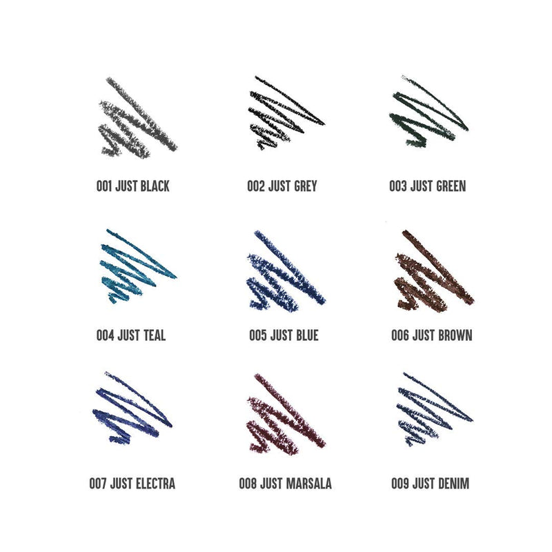 [Australia] - Colorbar Just Smoky Kajal, Just Blue, 1.2g, Eyeliner, Long-lasting, Smudge-Free, Matte Color, Paraben-free 