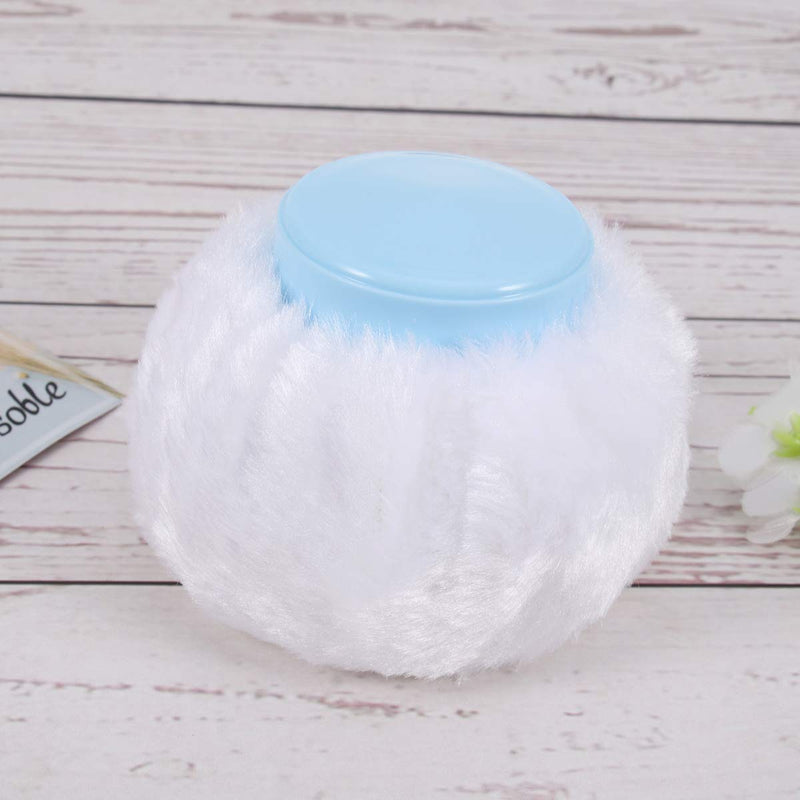 [Australia] - LEORX Body Powder Puff Large Fluffy Loose Powder Sponge with Container Case, 2 Set 