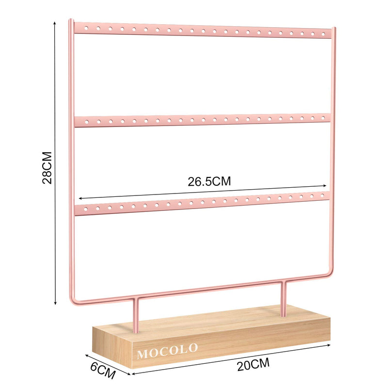 [Australia] - Earring Organizer Stand, Earring Display Stand, Earring Holder for Hanging Earrings Rose Gold 