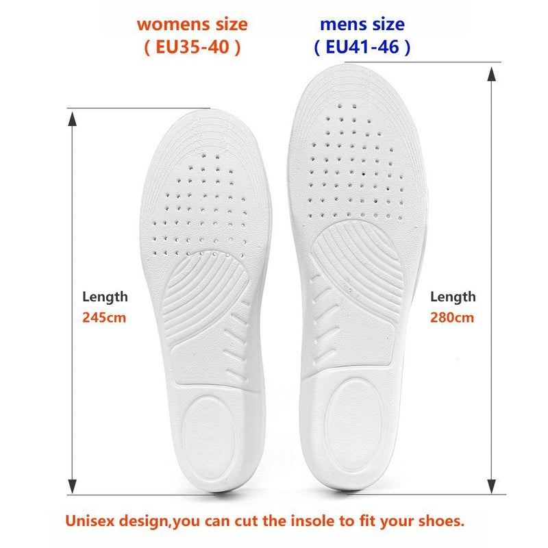 [Australia] - Height Increase Insole 3.5cm Breathable High Full Shoe Insoles Shoe Inserts Cushion Pads Lift Kits Elevator Insoles for Women US4-7 US 4-7 