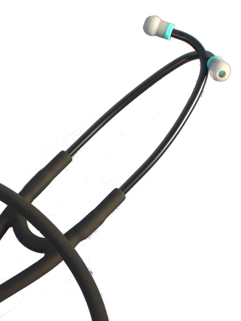 [Australia] - Compatible Replacement Tube by CardioTubes fits Littmann(r) MasterCardiologyI(r) and Littmann(r) Cardiology III(r) Stethoscopes - 7mm Binaurals Black on Black TUBING 