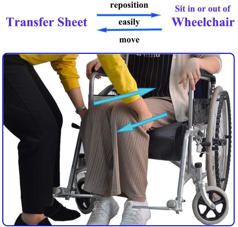 [Australia] - Transfer Board Slide Board for Wheelchair Transfer Sliding Sheet Transfer Boards for Disabled Bedridden Patient Products for Car Wheelchair Bed (23.5"X20.5") 