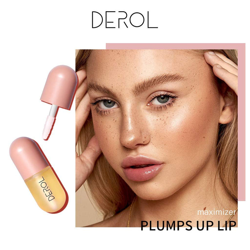 [Australia] - 2PCS Natural Lip Plumper, Lip Enhancer, Lip Plumping Balm, Moisturizing Clear Lip Gloss for Fuller Lips & Hydrated Beauty Lips 5.5ML 