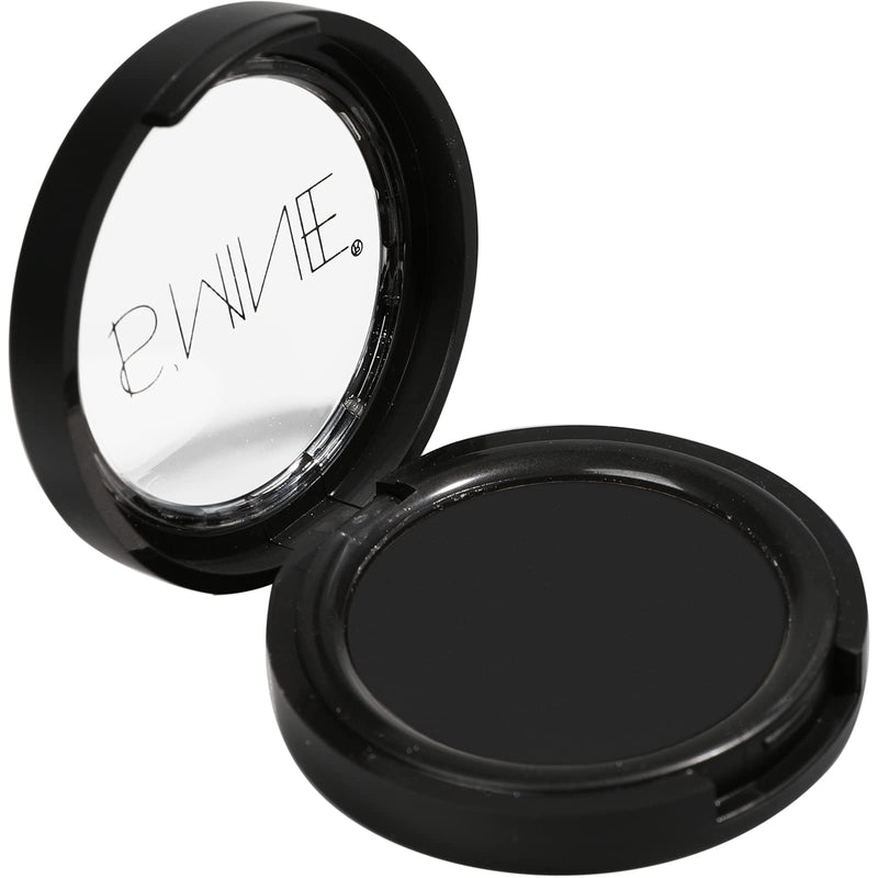 [Australia] - ISMINE Single Black Matte Eyeshadow Powder Palette High Pigment, Longwear, Intense Color Best Black Eyeshadow 