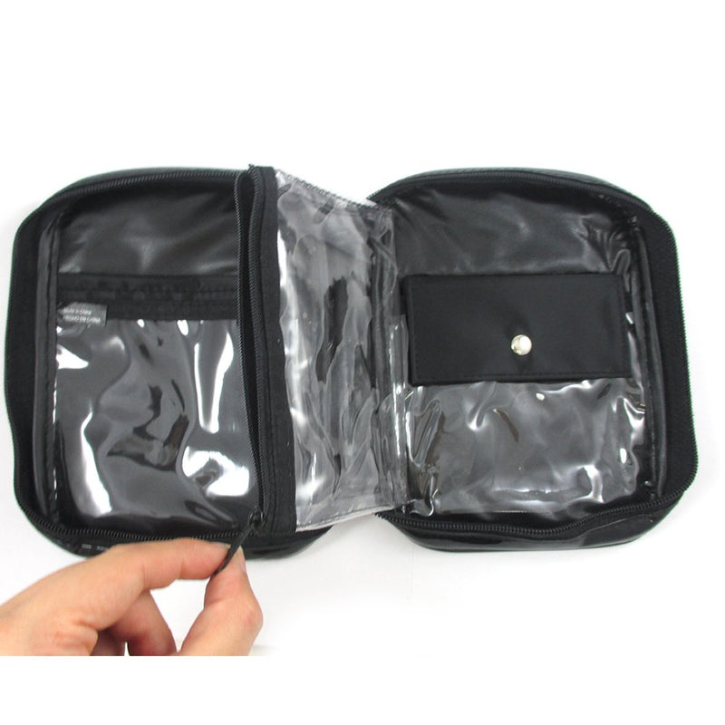 [Australia] - 1 Travel Cosmetic Bag Purse Organizer Multi-Function Makeup Zipper Case 