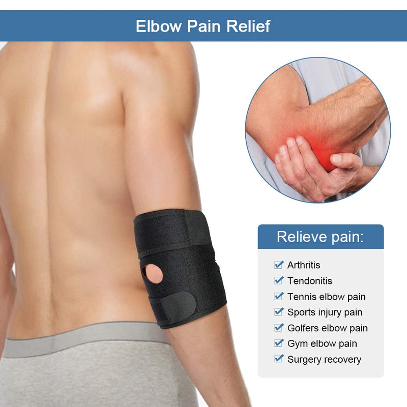 [Australia] - Yosoo Adjustable Neoprene Tennis Golfers Elbow Brace Wrap Arm Support Strap Band 