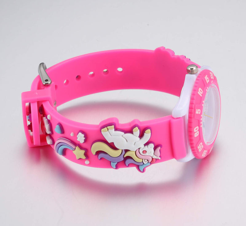 [Australia] - Jewtme Kids Time Teacher Watches 3D Cute Horse Cartoon Children Toddler Wrist Watches for Ages 3-10 Boys Girls Little Child Unicorn ... 