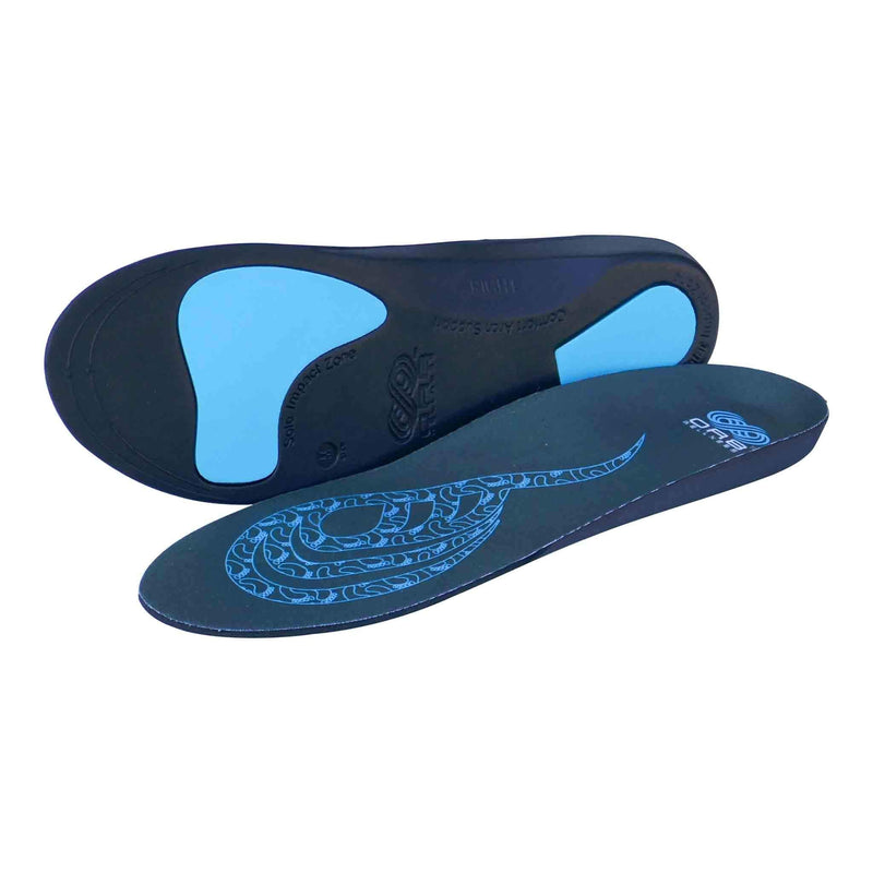 [Australia] - 4 Pairs Insoles for Plantar Fasciitis Heel Pain. Arch Support for Men & Women. Shoes Too Big. Insoles for Boots, Trainers & Shoes. M 7-8.5 