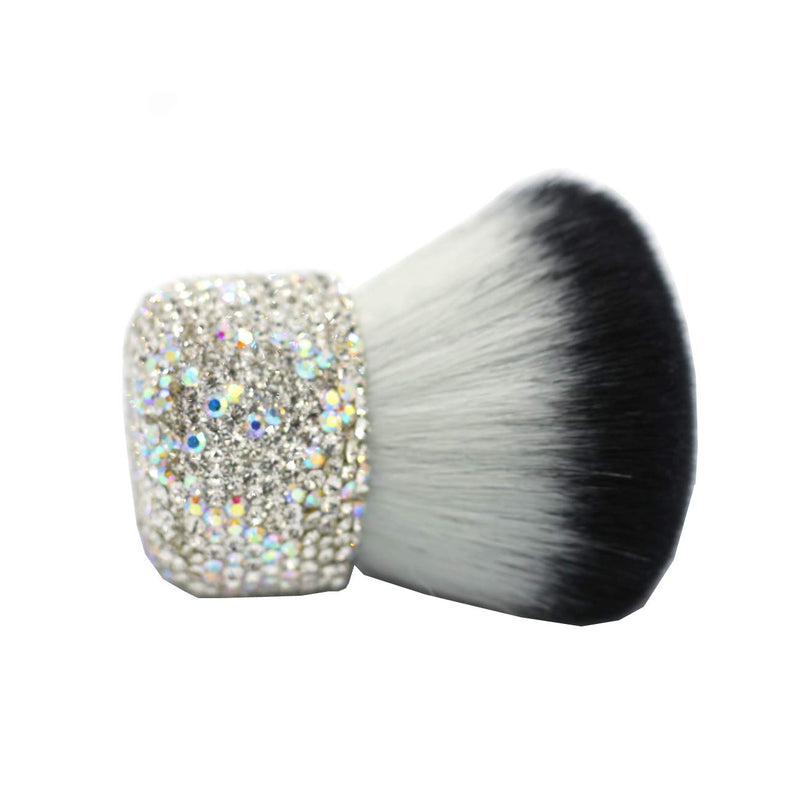 [Australia] - Bestbling Bling Bling Large Mineral Powder Brush Makeup Brush Cosmetic Brush Foundation brush Perfect For Large Coverage Powder Bronzer (Silver) Silver 