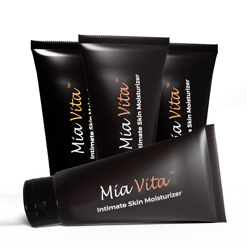 [Australia] - Mia Vita Intimate Skin Moisturizer for Vaginal Dryness, Itching, and Burning, Feminine Hygiene Products, Pack of 4 x 15g 