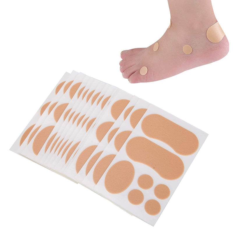 [Australia] - 15 Sheets Moleskin for Feet, Waterproof Adhesive Foam Foot Care Tape High-Heeled Sticker for Chafing Blister Prevention 