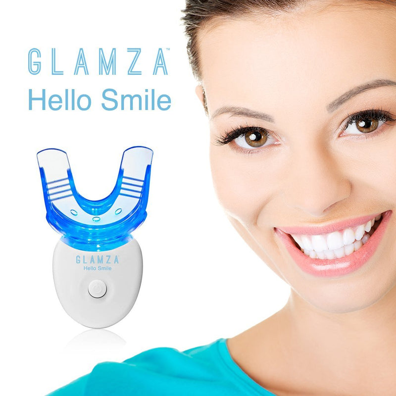 [Australia] - Glamza Hello Smile LED Laser Light Mouthguard for Teeth Whitening1 Units LED Teeth Whitening ( WITHOUT GEL) 