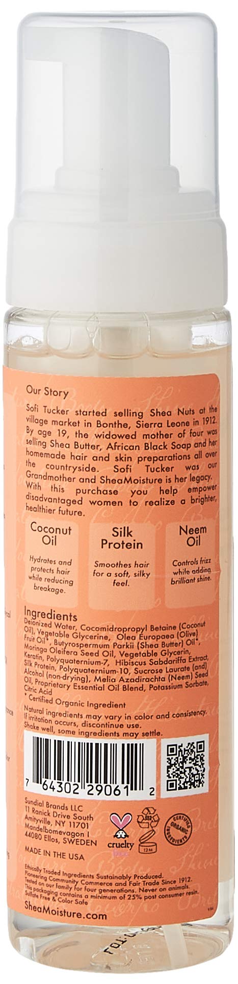 [Australia] - Shea Moisture Coconut and Hibiscus Frizz-Free Curl Mousse 220 ml 