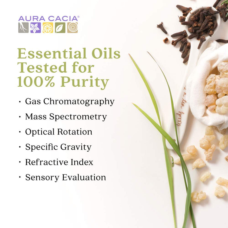 [Australia] - Aura Cacia 100% Dark Patchouli Essential Oil | GC/MS Tested for Purity | 15 ml (0.5 fl. oz.) | Pogostemon cablin 