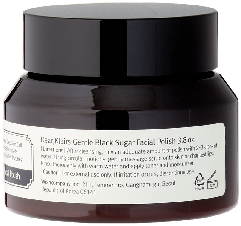 [Australia] - Dear, Klairs, Gentle Black Sugar Facial Polish, 110grams 