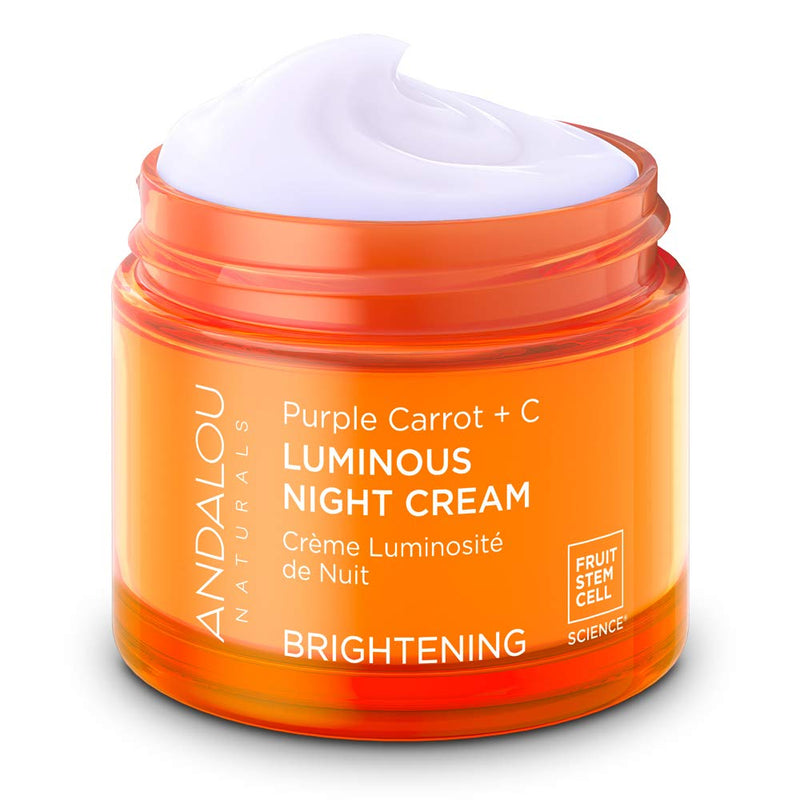 [Australia] - Andalou Natural Purple Carrot + C Luminous Night Cream, Purple Carrot Plus C Luminous, 1.7 Ounce 1.7 Ounce (Pack of 1) 