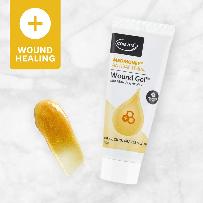 [Australia] - Comvita Medihoney Antibacterial Wound Gel with Manuka Honey (for Burns, Cuts, Grazes & Ezcema Wounds) - 25g 25 g (Pack of 1) 