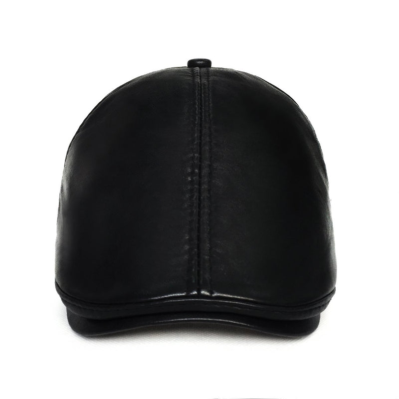 [Australia] - LETHMIK Vintage Flat Hat Ivy Irish Hats Gatsby Newsboy Cap Cabbie Hat Stretch Black One Size 