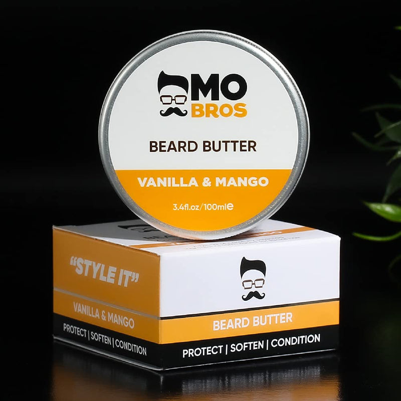 [Australia] - Beard Butter | Conditioner | Moisturiser | Style | Large 100ml Tin | Vanilla & Mango 