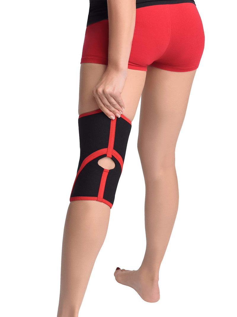 [Australia] - MAXAR Airprene Bio-Magnetic Knee Sleeve Compression Brace for Men & Women BMK-219 Black X-Large 