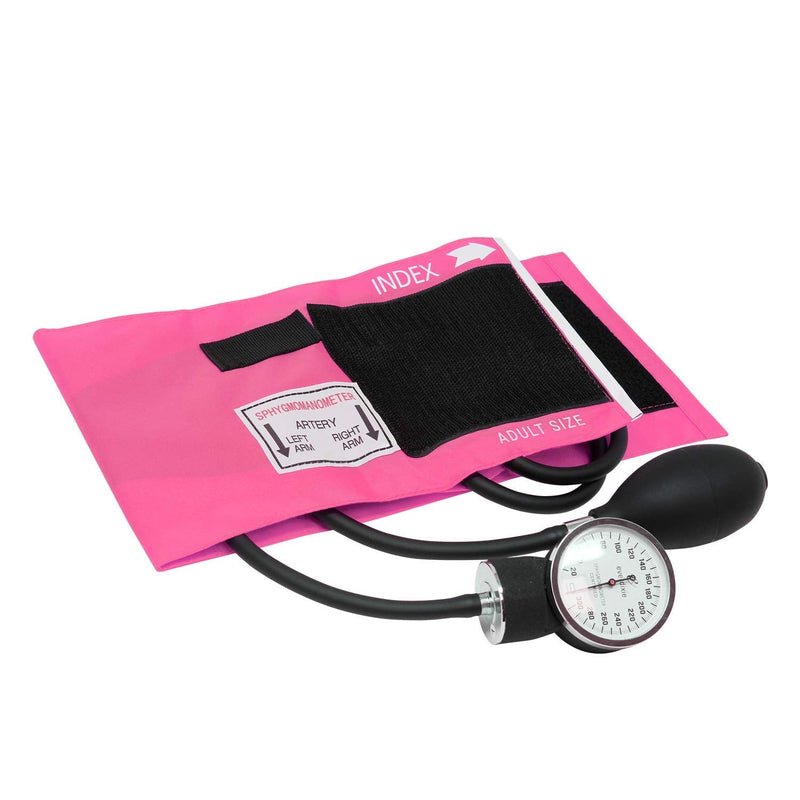 [Australia] - Dixie EMS Blood Pressure and Sprague Stethoscope Kit - Pink 