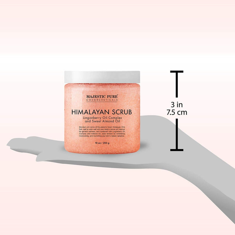 [Australia] - Himalayan Salt Body Scrub with Lingonberry, Exfoliating Salt Scrub to Exfoliate & Moisturize Skin, Deep Cleansing for Women and Men - 10 oz 