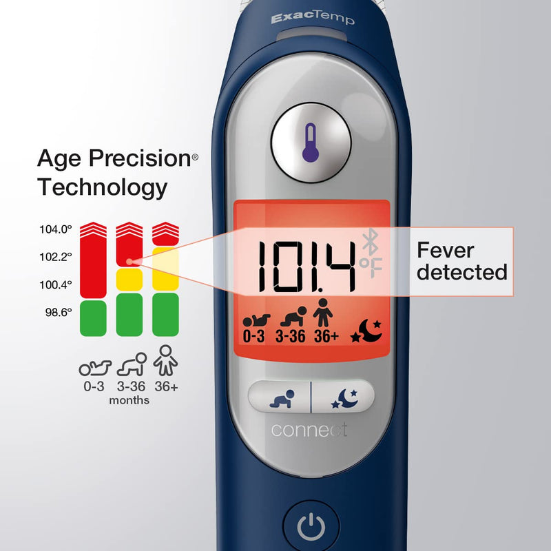 [Australia] - Braun ThermoScan 7 Connect– Digital Ear Thermometer for Adults, Babies, Toddlers and Kids – Fast, Gentle, and Accurate Results, Bluetooth 