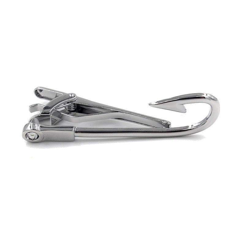 [Australia] - Fish Fisherman Fishing Hook Pair of Cufflinks & Tie Bar Clip 