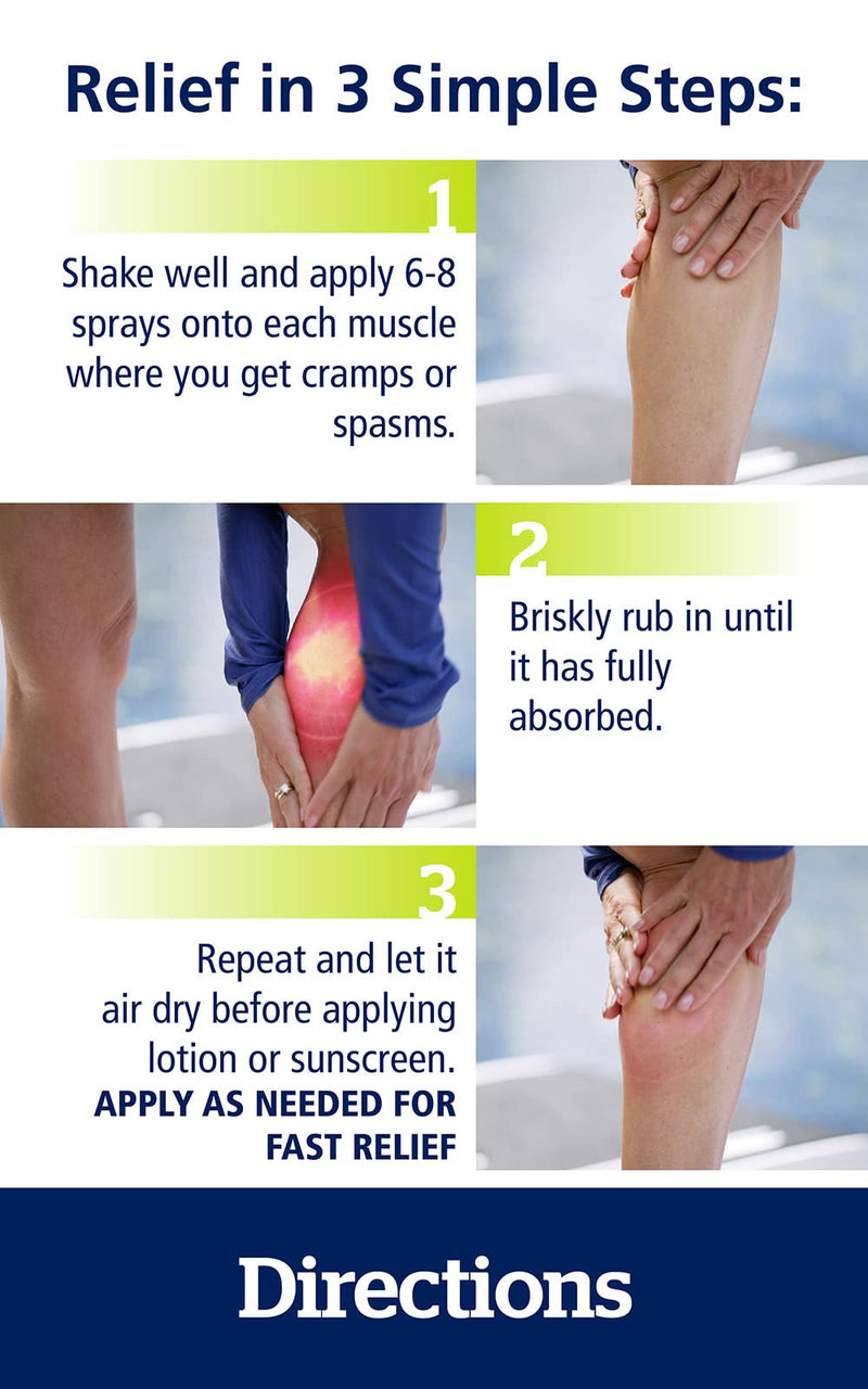 [Australia] - Theraworx Relief Fast-Acting Spray for Leg Cramps Foot Cramps and Muscle Soreness 1 