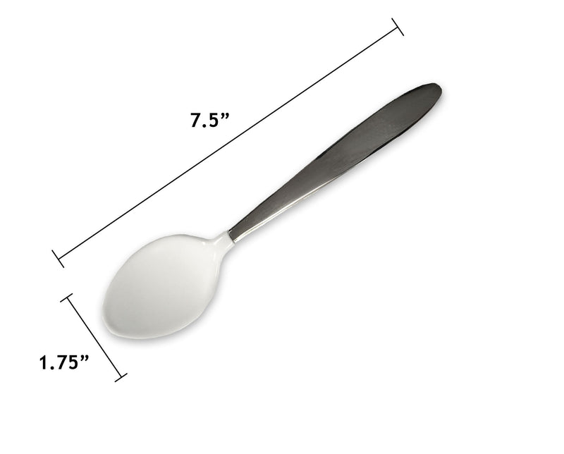 [Australia] - Rehabilitation Advantage Tablespoon with Plastisol Coating, White 