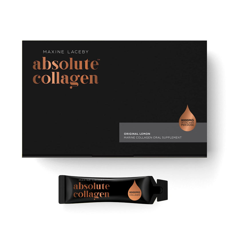 [Australia] - Absolute Collagen Marine Liquid Collagen Supplement for Men - Higher Absorption Than Tablets - 14 x 8000 mg Collagen Sachets per Box containing 7.7g Protein 