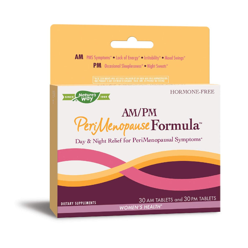 [Australia] - Nature's Way AM/PM PeriMenopause Formula Hormone-Free Day & Night Relief, 30AM & 30PM Tablets 