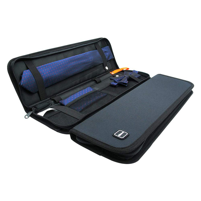 [Australia] - Men’s Travel Tie Case Holder Storage For Travel Black1 