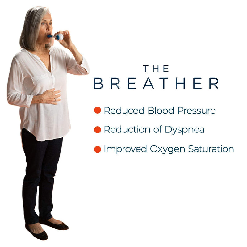 [Australia] - The Breather │ Natural Breathing Lung Recovery Exerciser Trainer for Drug-Free Respiratory Therapy │ Breathe Easier with Stronger Lungs │ FSA/HSA Eligible 