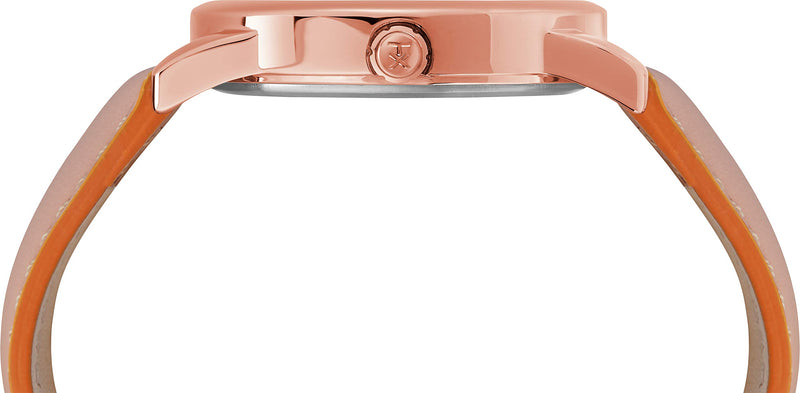 [Australia] - Timex Women's Easy Reader Date Leather Strap 38mm Watch Pink 