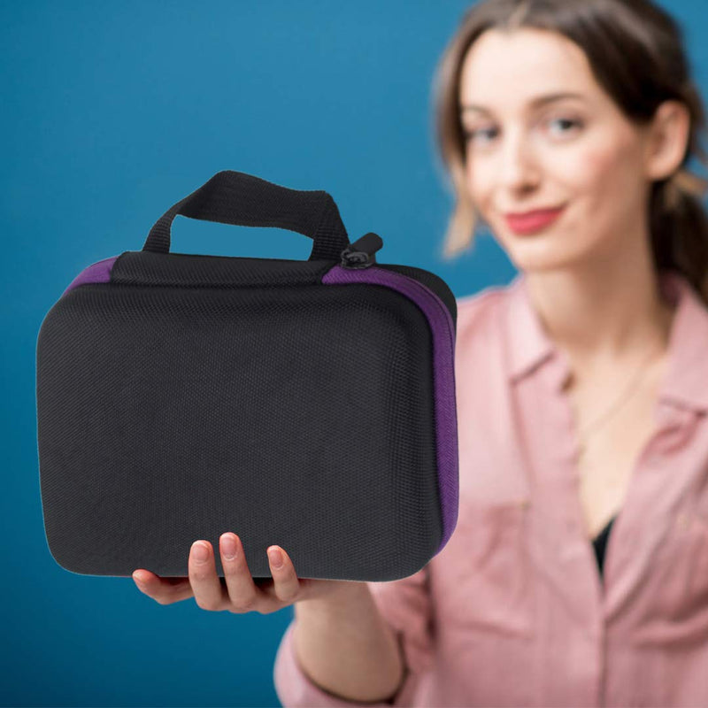 [Australia] - Tuzazo Hard Shell Essential Oil Carrying Case with Foam Insert for 30 Bottles Essential Oils, Storage Bag and accessories Stickers, Opener, Funnels, Pipettes for doTerra and Young Living Oils 
