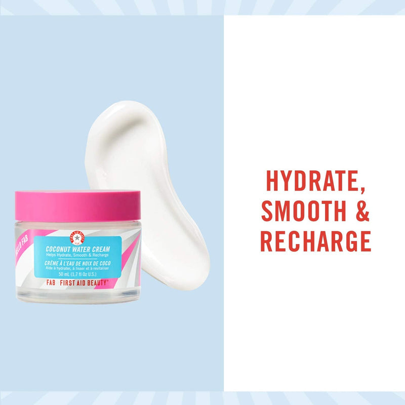 [Australia] - First Aid Beauty Hello FAB Coconut Water Cream ‚Äì Lightweight, Oil-Free Face Moisturiser ‚Äì 1.7 oz. 