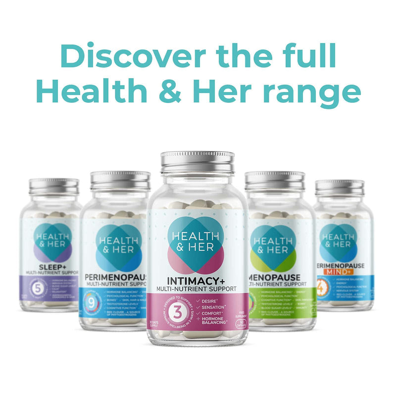 [Australia] - Health & Her Intimacy+ Multi-Nutrient Support for Women – A Natural Booster Supplement Containing Maca Root and Tribulus to Help Discover You Again -1 Month Supply - 60 Vegan Tablets 