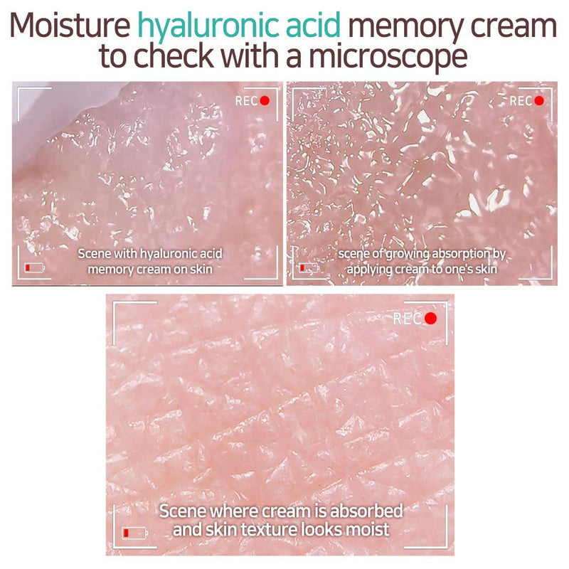 [Australia] - Elizavecca Moisture Hyaluronic Acid Memory Cream - Wrinkle Improvement Function/water cream before and after/moisture cream/moisturizing cream for face / 2019 / night cream before and after 