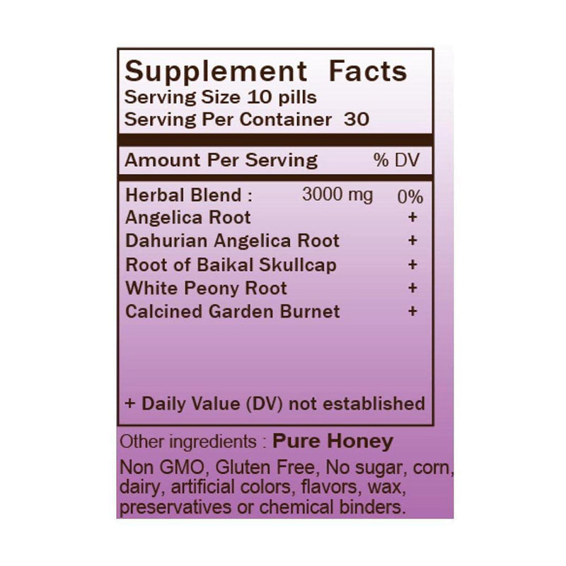 [Australia] - Silkie Prolonged Flow Supplement - Hormonal Balance Support, Decreases & Regulates Menstrual Cycle, Hot Flashes & Night Sweats Relief, 300 Count 
