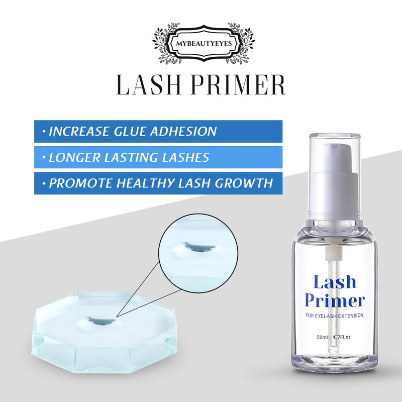 [Australia] - Lash Primer for Eyelash Extension/Pre-Treatment for Semi Permanent Eyelash/Easily Removes Proteins and Oils/Oil Free/Longer Extension Retention (50ml) 50ml 