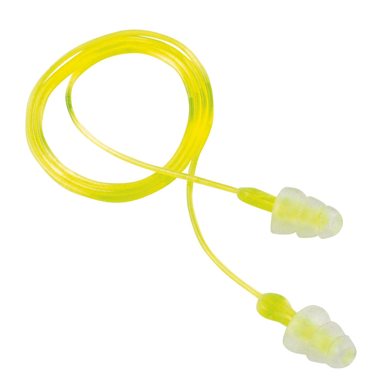 [Australia] - Peltor Sport Tri-Flange Corded Reusable Earplugs, 3-Pair Per Pack 3 Pair 
