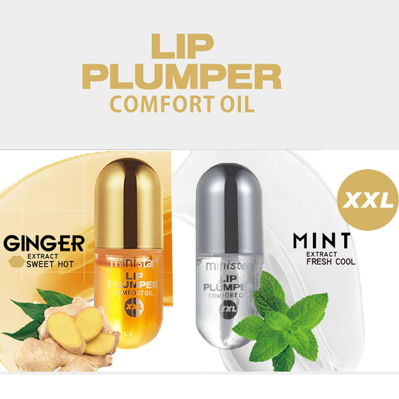 [Australia] - Lip Plumper Set,Natural Lip Plumper and Lip Care Serum,Lip filler,Lip Enhancer for Fuller,Beautiful Fuller, Hydrating & Reduce Fine Lines,Day&Night(2PCS) 